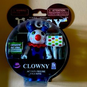 Piggy Series 1 CLOWNY 3.5" Action Figure Exclusive DLC Code Series 1